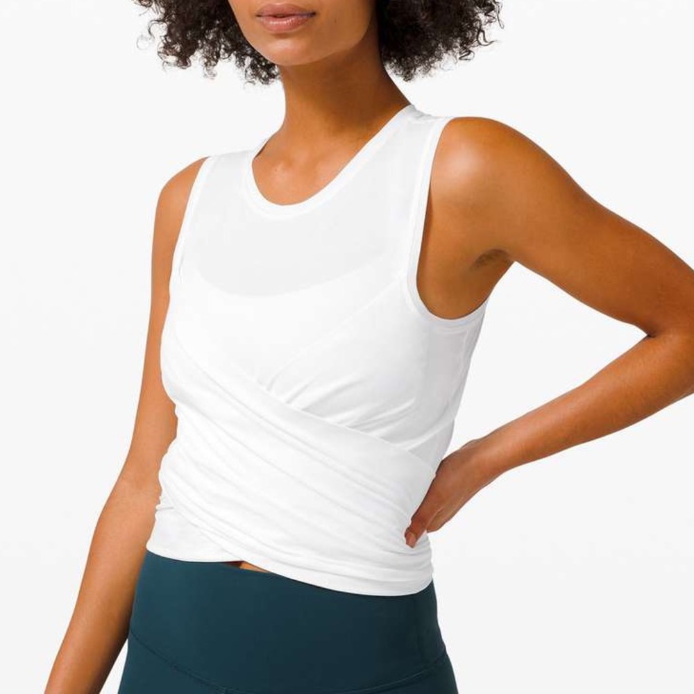 lululemon athletica White Tank Top